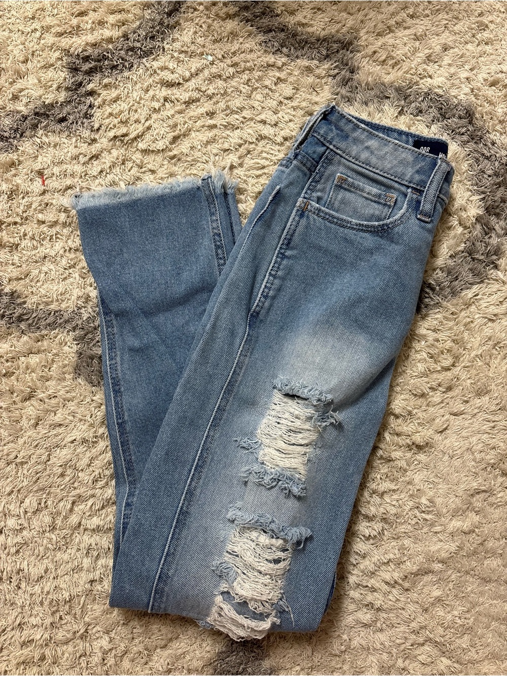 Hollister high rise mom jean